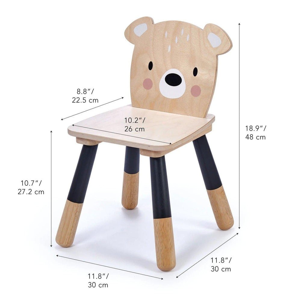 Table et chaises lapin & ours - Meubles - Boutique LeoLudo - Tender Leaf Toys