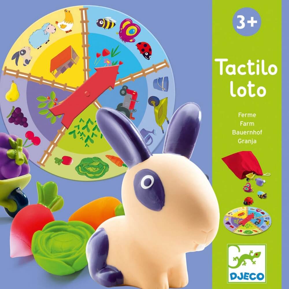 Tactilo Loto - Ferme (bilingue)-Djeco-Boutique LeoLudo