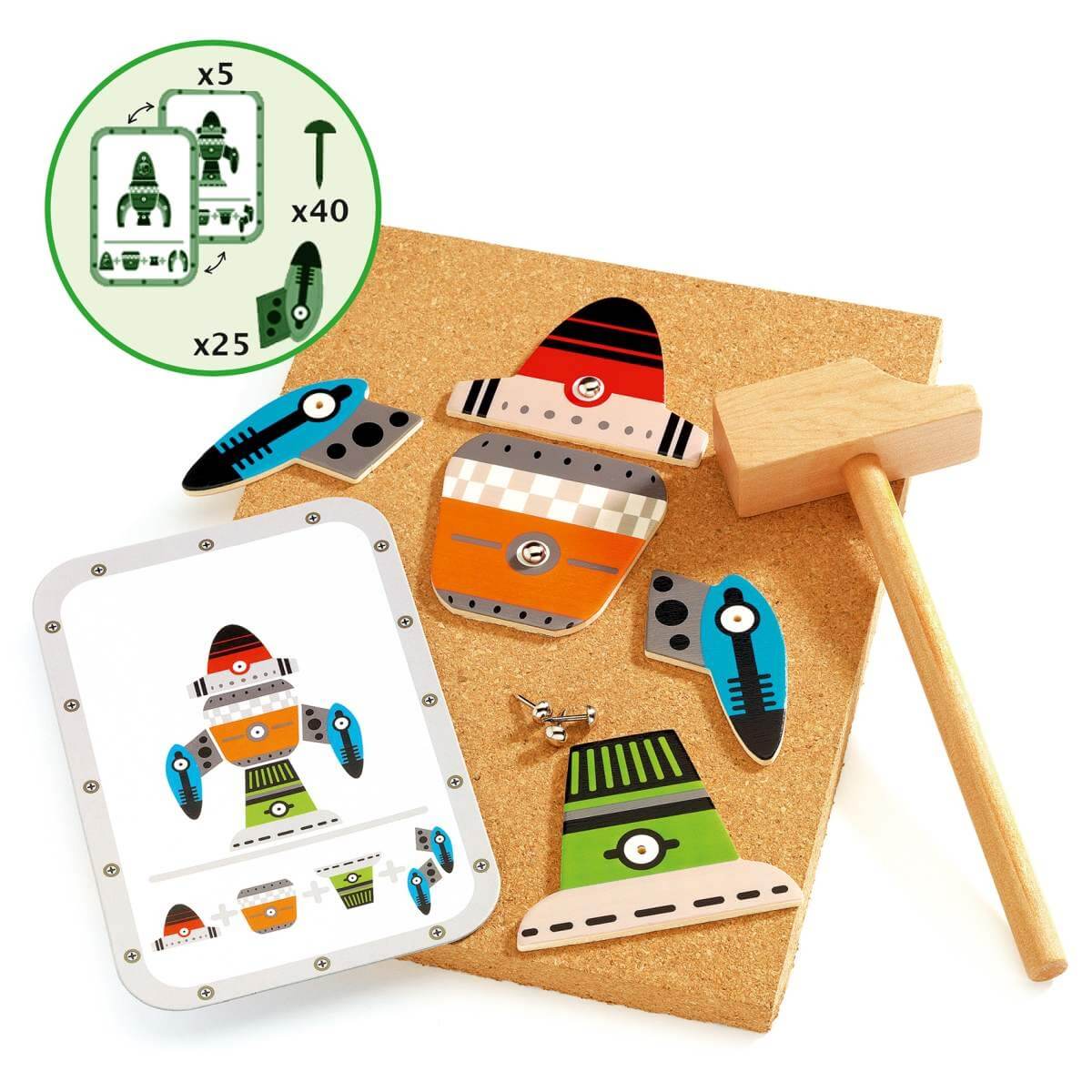 Tap Tap Espace - Jeux d'assemblage - Boutique LeoLudo - Djeco