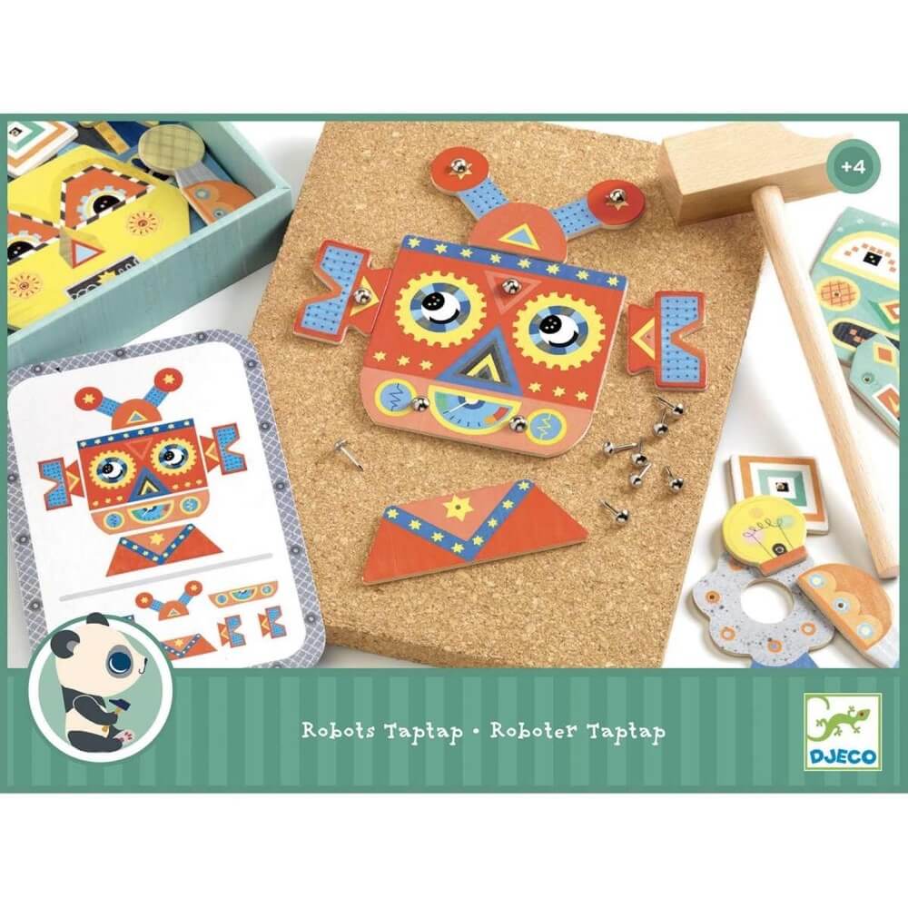 Tap Tap Robots - Jeux d'assemblage - Boutique LeoLudo - Djeco