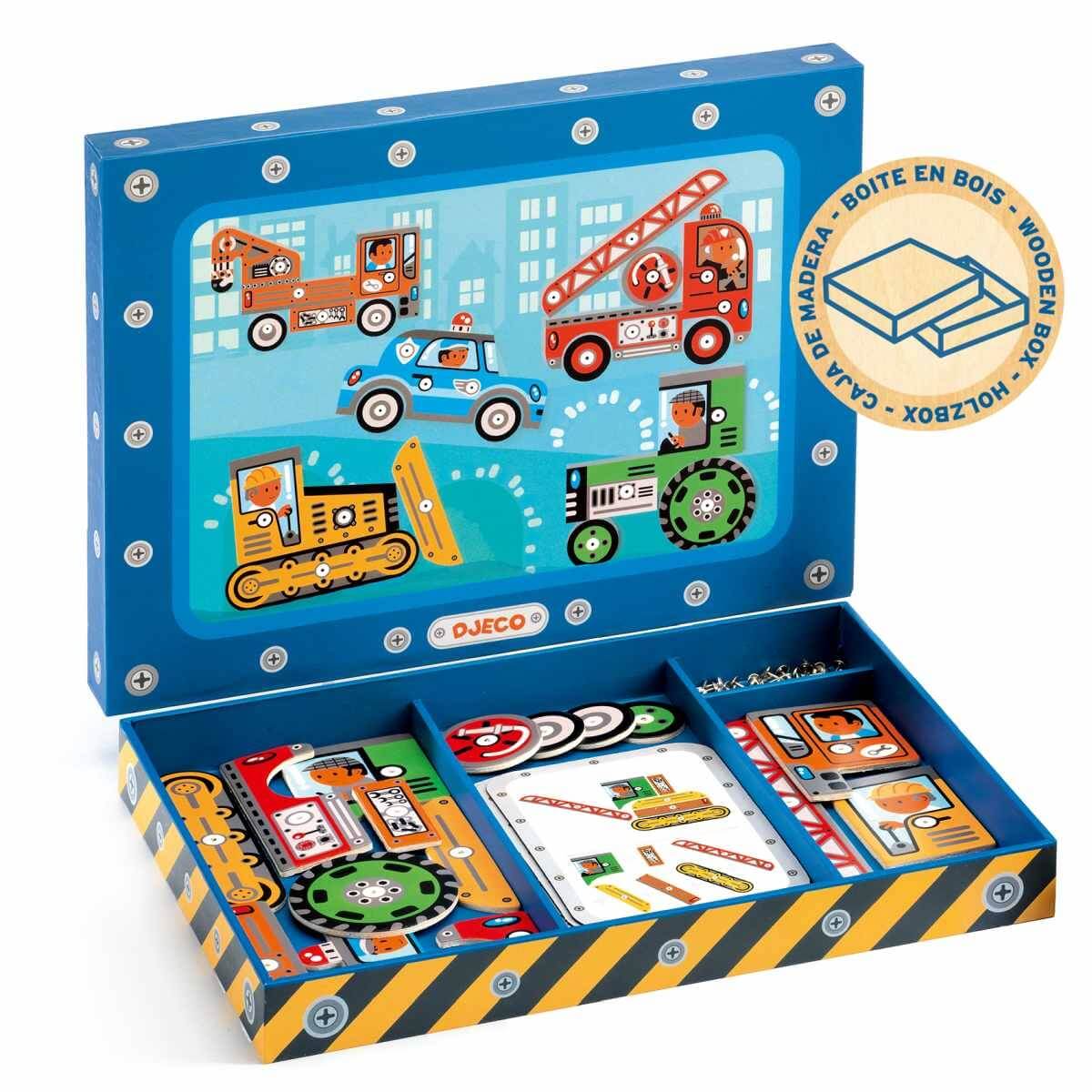 Tap tap Véhicules - Jeux d'assemblage - Boutique LeoLudo - Djeco