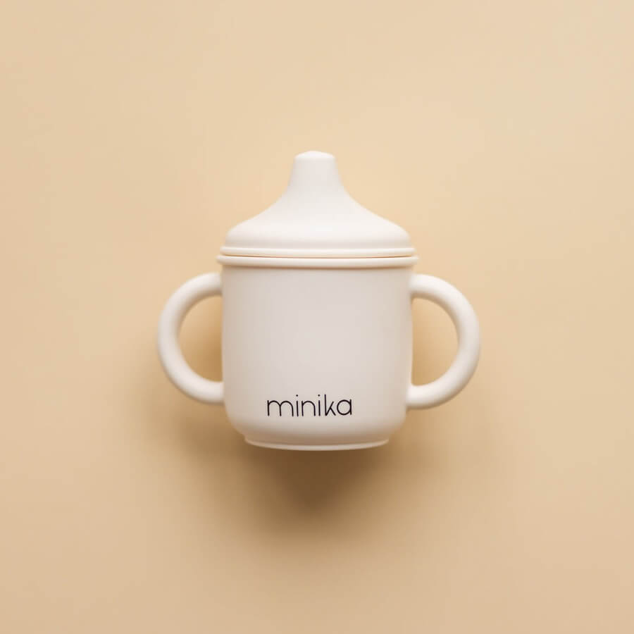 Tasse à bec en silicone - Shell-Accessoires repas-Minika-Boutique LeoLudo