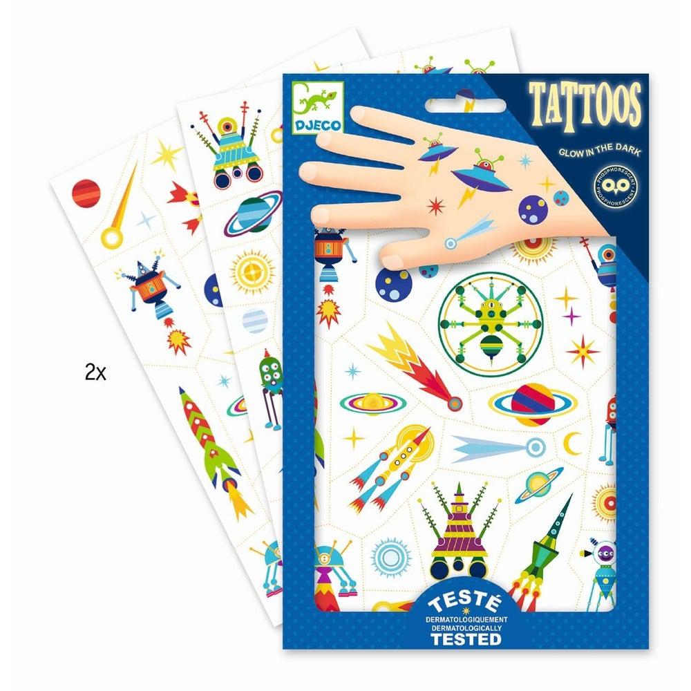 Tatouages thématiques (options de thème) - Tatouages temporaires - Boutique LeoLudo - Djeco