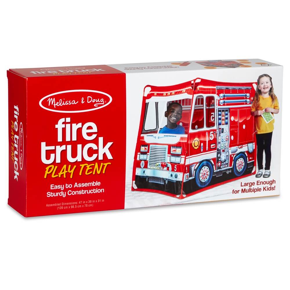 Tente de jeu - Camion de pompiers-Melissa & Doug-Boutique LeoLudo