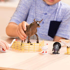 TERRA - Animaux de la ferme en seau (58 pcs)-Battat-Boutique LeoLudo