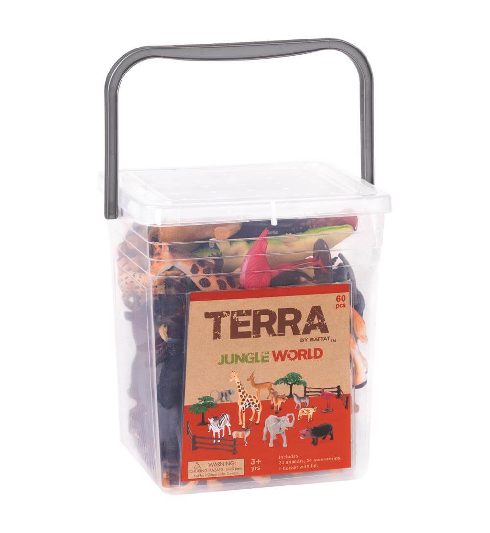 TERRA - Le monde de la Jungle (58 pcs) - Figurines - Boutique LeoLudo - Battat