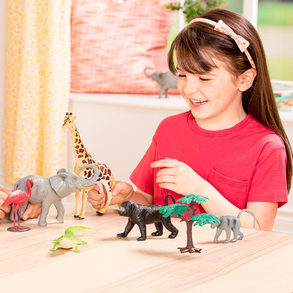 TERRA - Le monde de la Jungle (58 pcs) - Figurines - Boutique LeoLudo - Battat