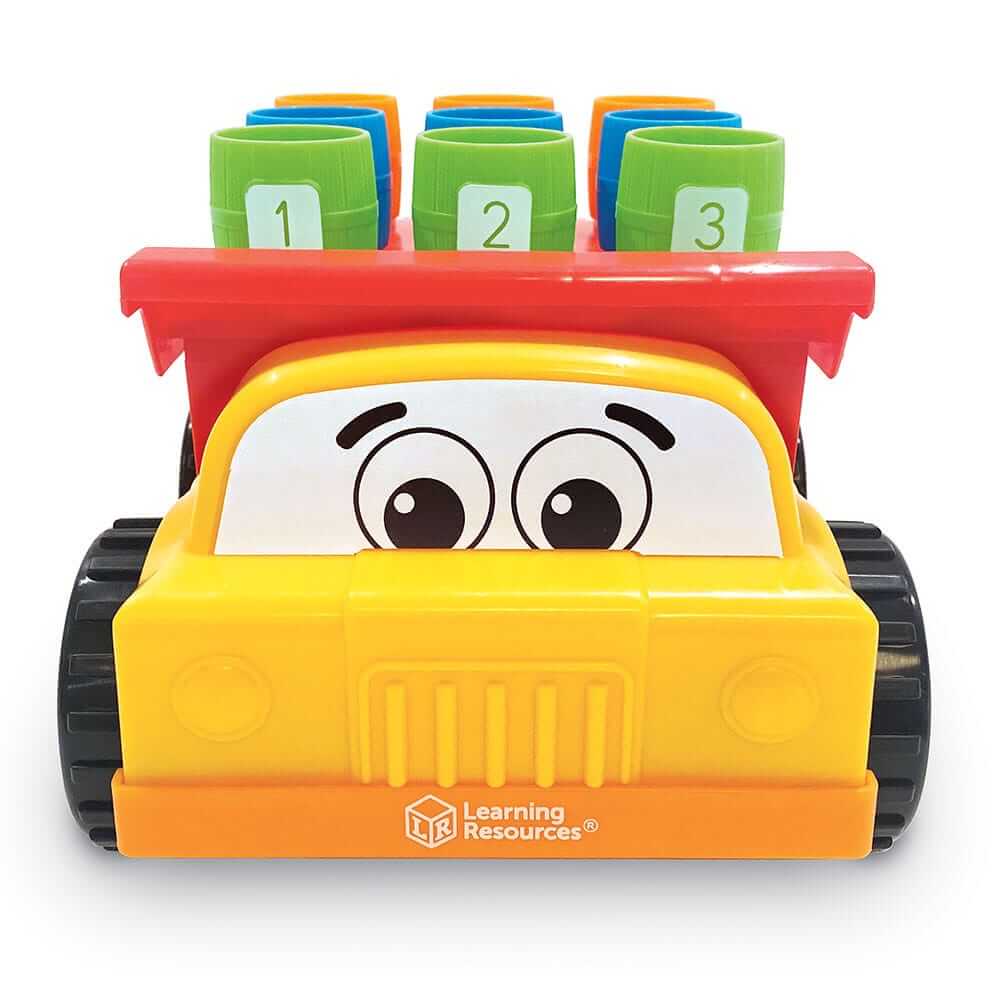 Tony le camion-benne, empileur de chevilles-Learning Resources-Boutique LeoLudo