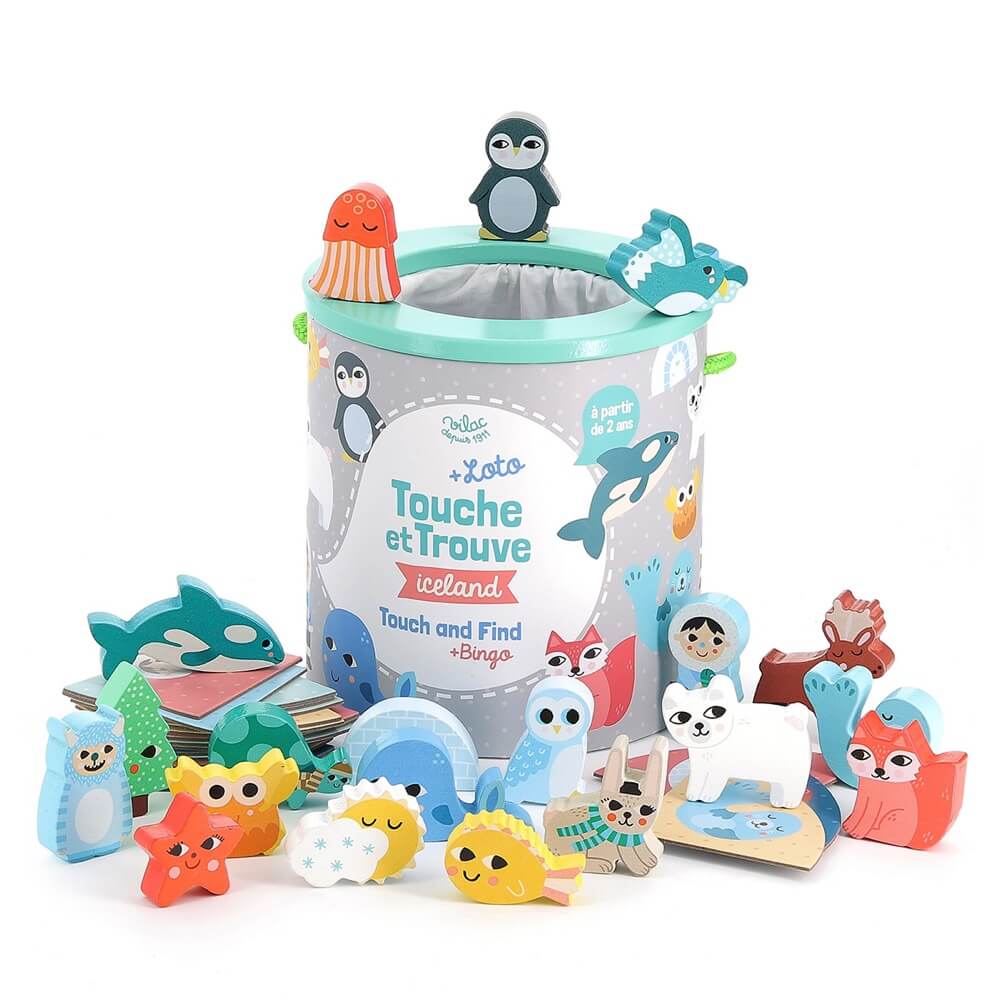 Touche et trouve + bingo Iceland-Vilac-Boutique LeoLudo