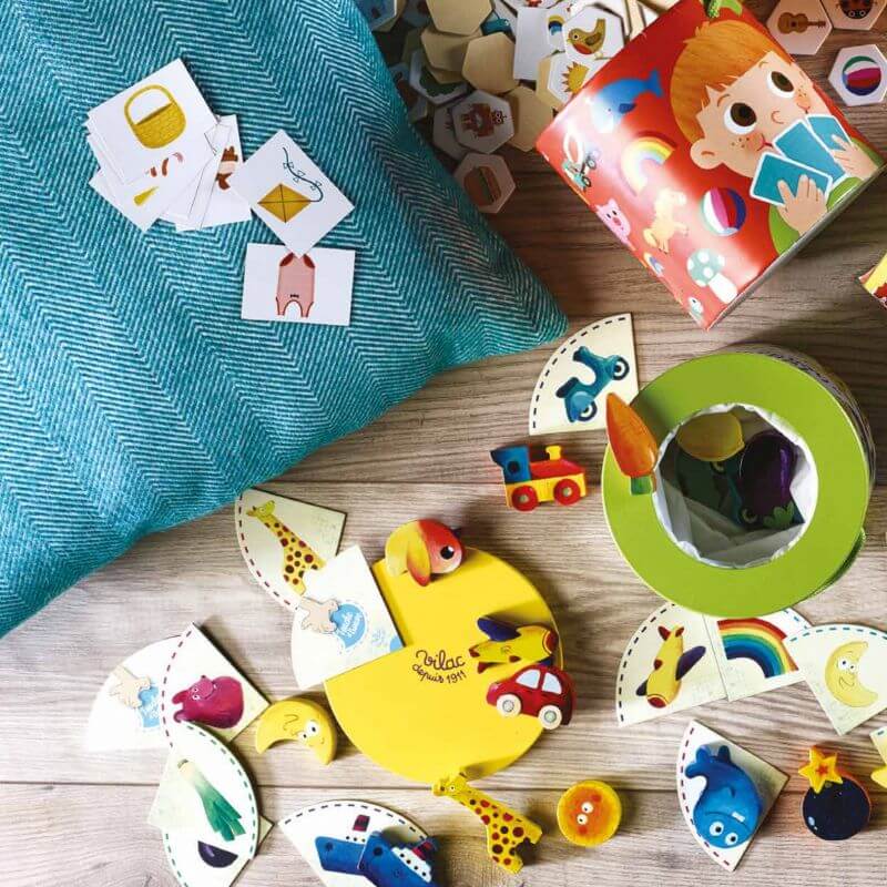 Touche et trouve loto - bingo - La ferme - Jeux de motricité fine - Boutique LeoLudo - Vilac