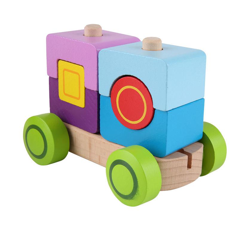 Train de blocs Fantasia - Jouets à trier & empiler - Boutique LeoLudo - Hape