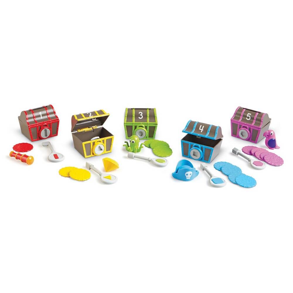 Triage du trésor surprise du pirate - Jouets à trier & empiler - Boutique LeoLudo - Learning Resources