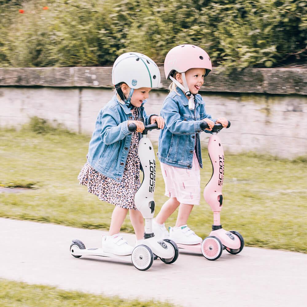 Trottinette 2 - en - 1 Highwaykick 1 - Rose - Jeux d'extérieur - Boutique LeoLudo - Scoot & Ride
