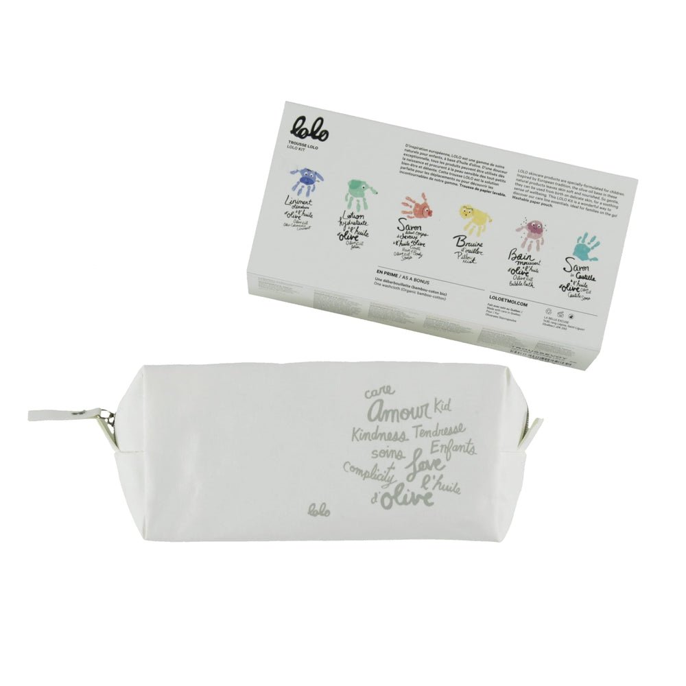 Trousse de voyage LOLO - Soins et hygiène - Boutique LeoLudo - lolo et moi