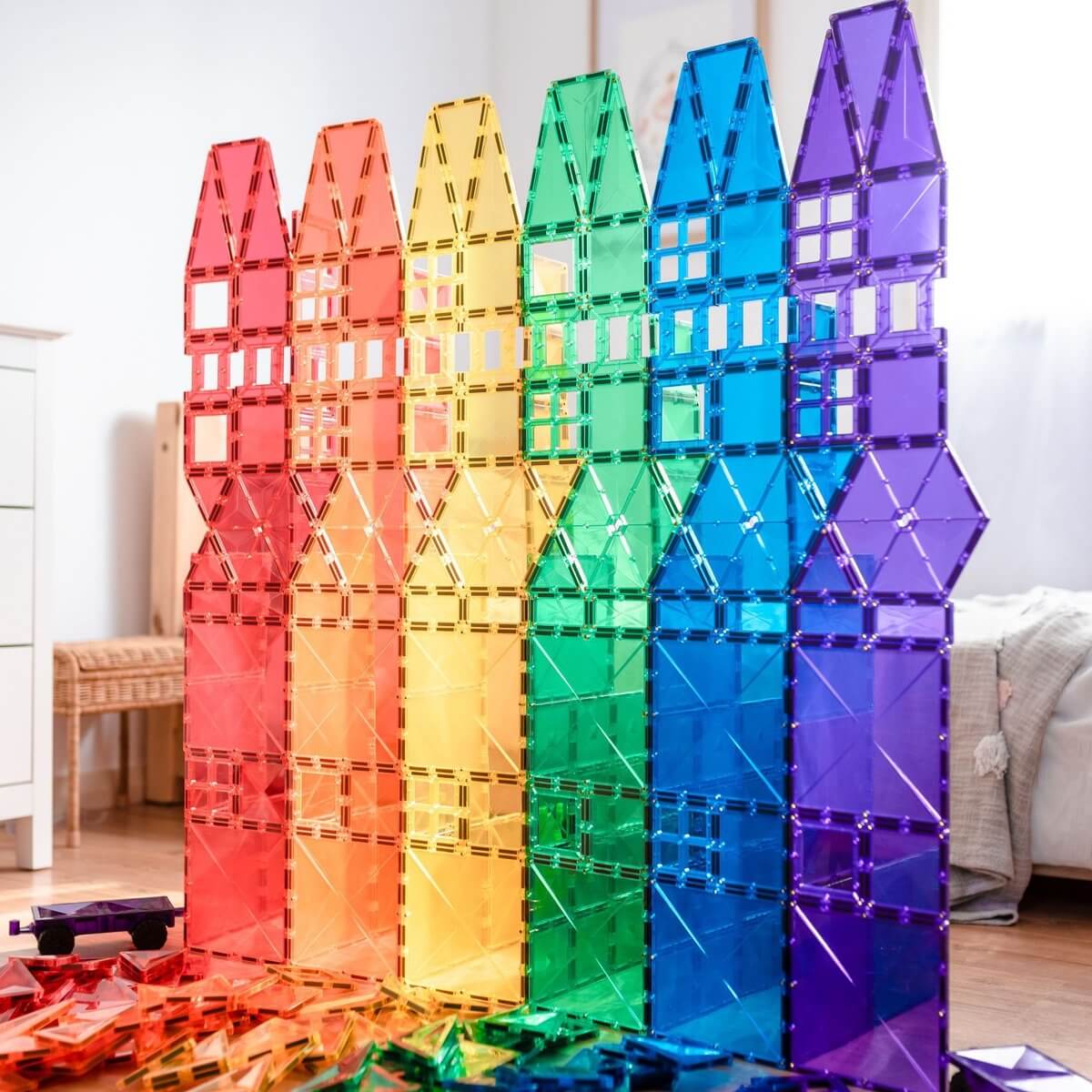 Tuiles de construction magnétiques - Mega Pack (212 pcs) - Jeux de construction - Boutique LeoLudo - Connetix