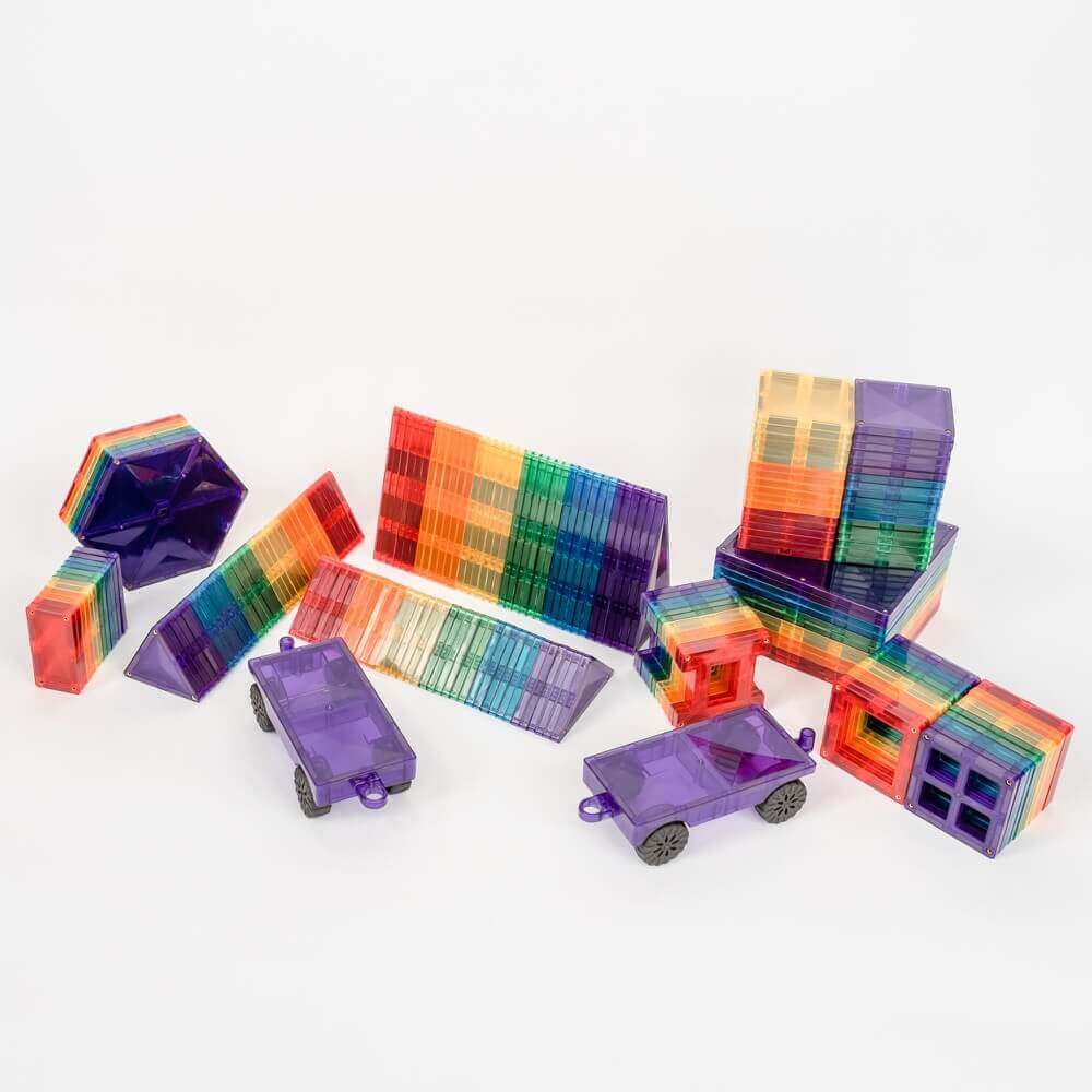 Tuiles de construction magnétiques - Mega Pack (212 pcs) - Jeux de construction - Boutique LeoLudo - Connetix
