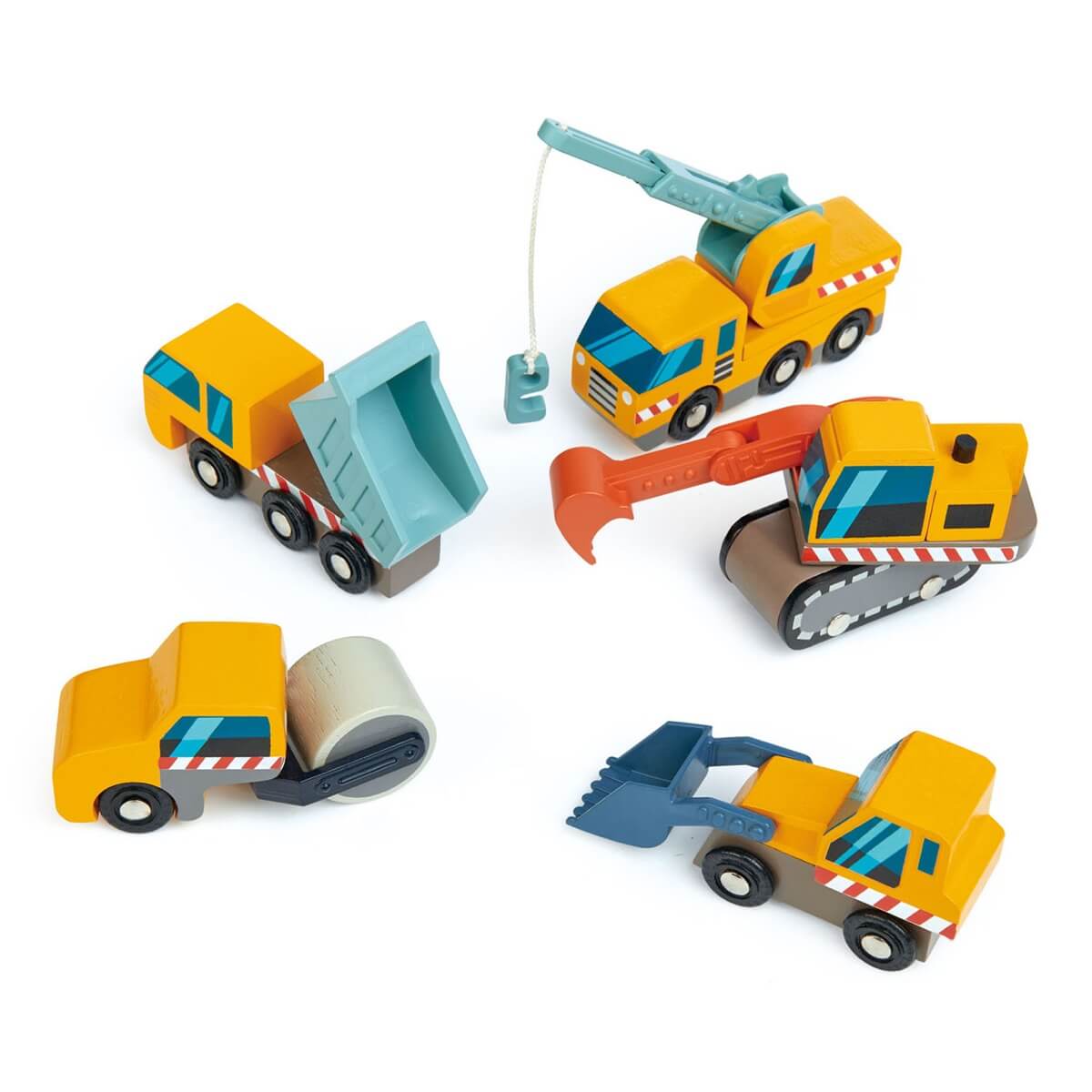 Véhicules du chantier de construction - Véhicules de jeu - Boutique LeoLudo - Tender Leaf Toys