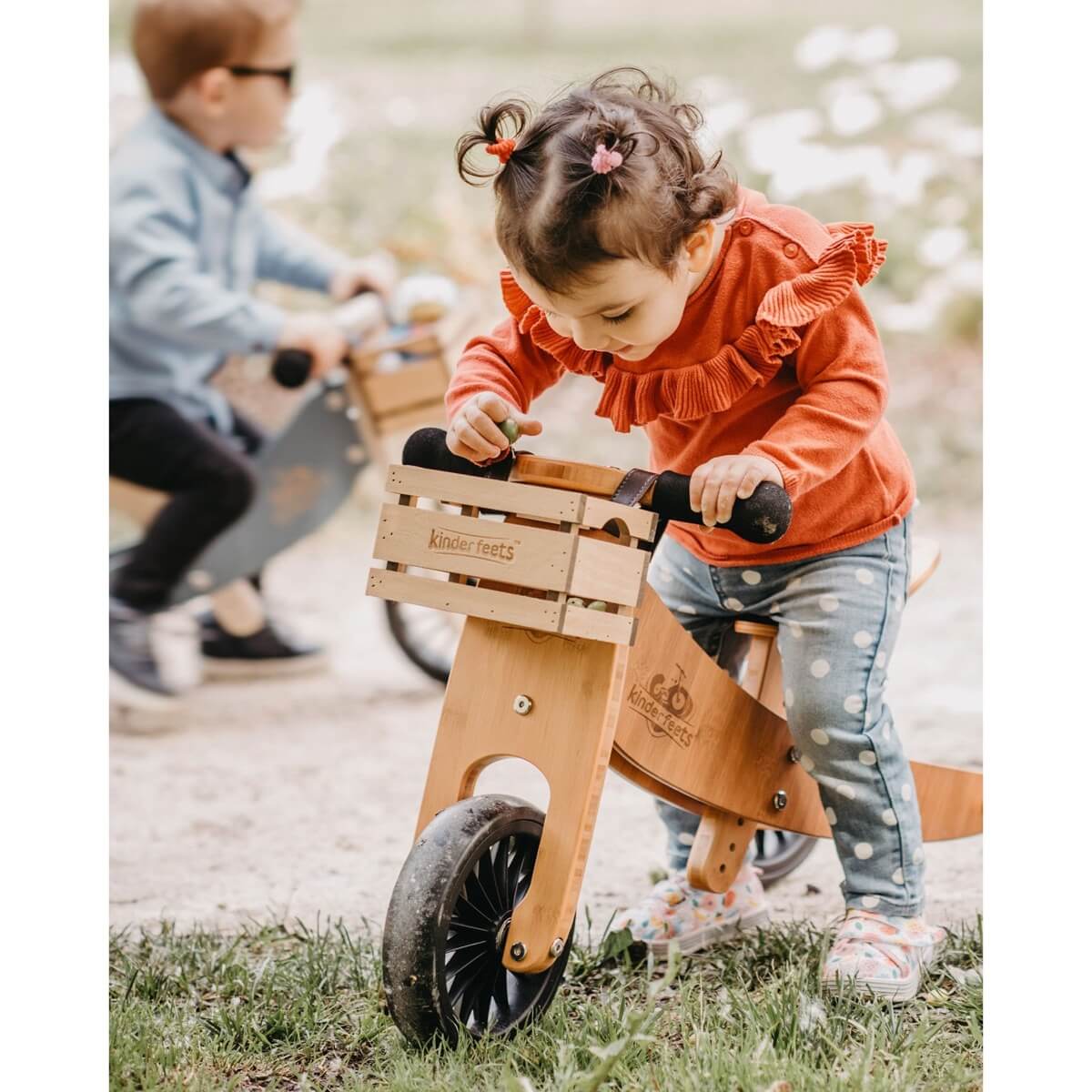 Vélo d'équilibre 2 - en - 1 Tiny Tot PLUS - Bambou - Vélos - Boutique LeoLudo - Kinderfeets