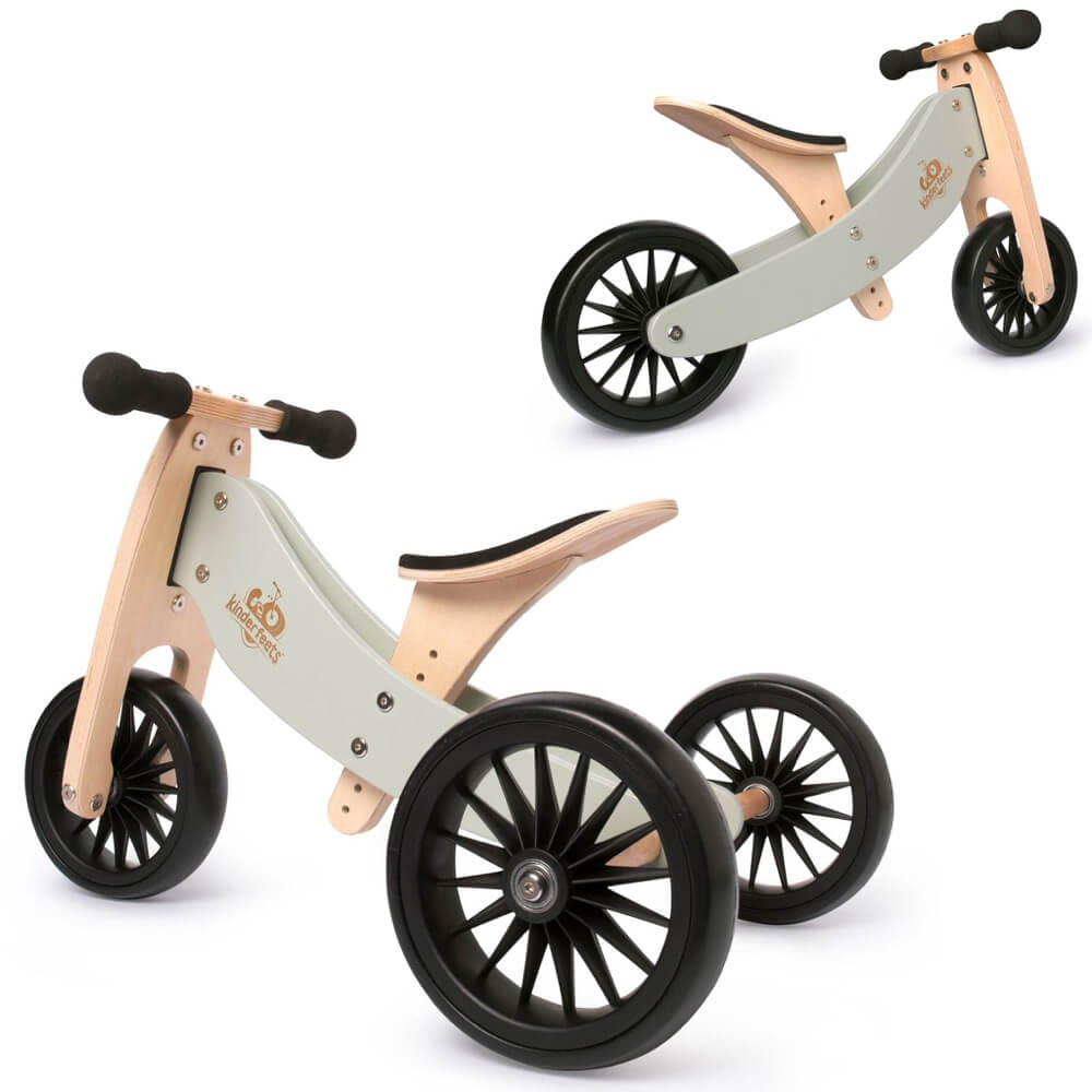 Vélo d'équilibre 2 - en - 1 Tiny Tot PLUS - Silver Sage - Vélos - Boutique LeoLudo - Kinderfeets