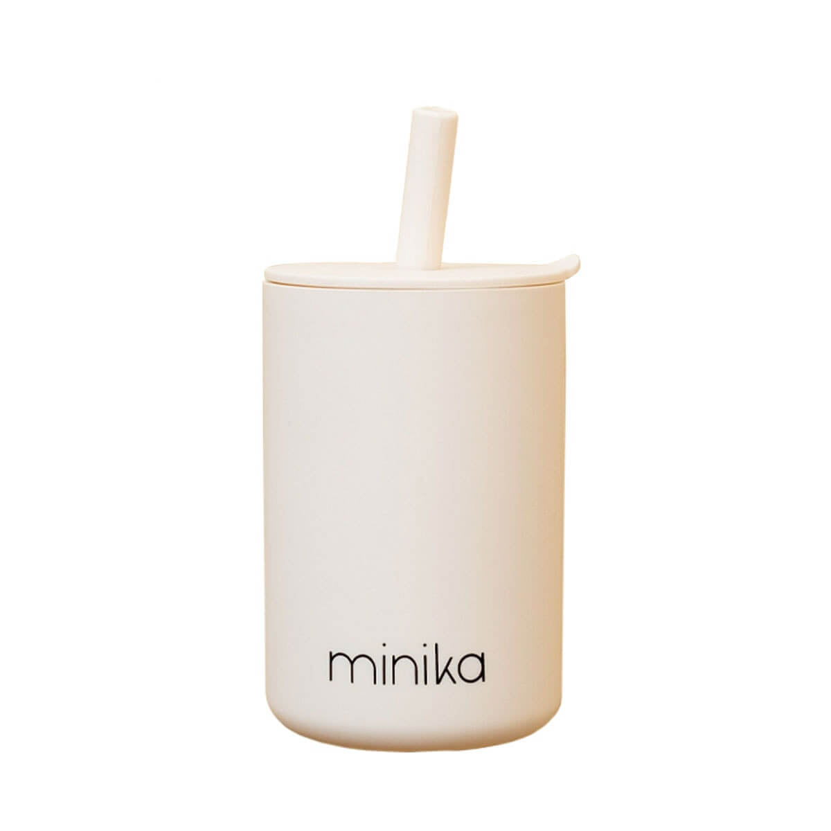 Verre en silicone avec paille et couvercle - Alimentation & repas - Boutique LeoLudo - Minika