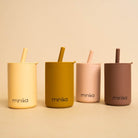 Verre en silicone avec paille et couvercle - Alimentation & repas - Boutique LeoLudo - Minika