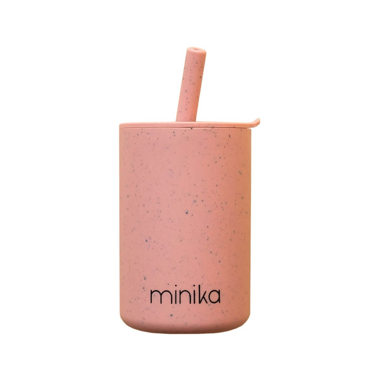Verre en silicone avec paille et couvercle - Alimentation & repas - Boutique LeoLudo - Minika