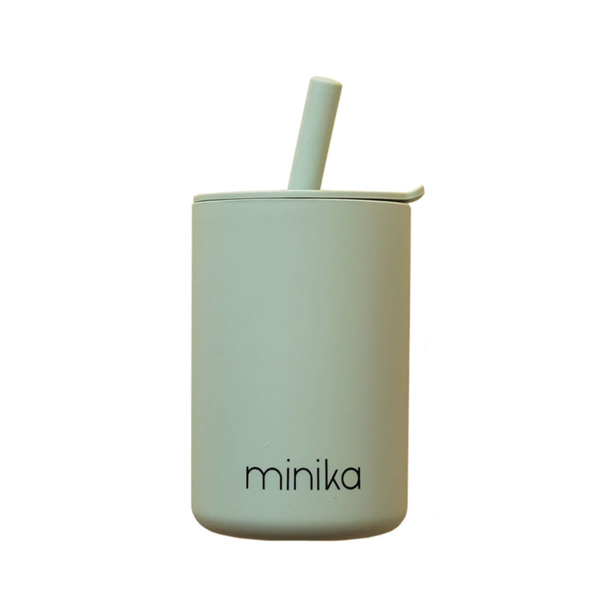 Verre en silicone avec paille et couvercle - Alimentation & repas - Boutique LeoLudo - Minika