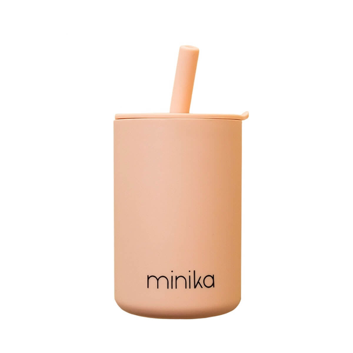 Verre en silicone avec paille et couvercle - Alimentation & repas - Boutique LeoLudo - Minika