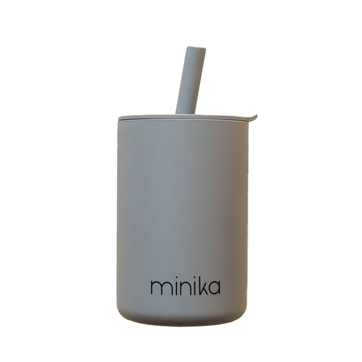 Verre en silicone avec paille et couvercle - Alimentation & repas - Boutique LeoLudo - Minika