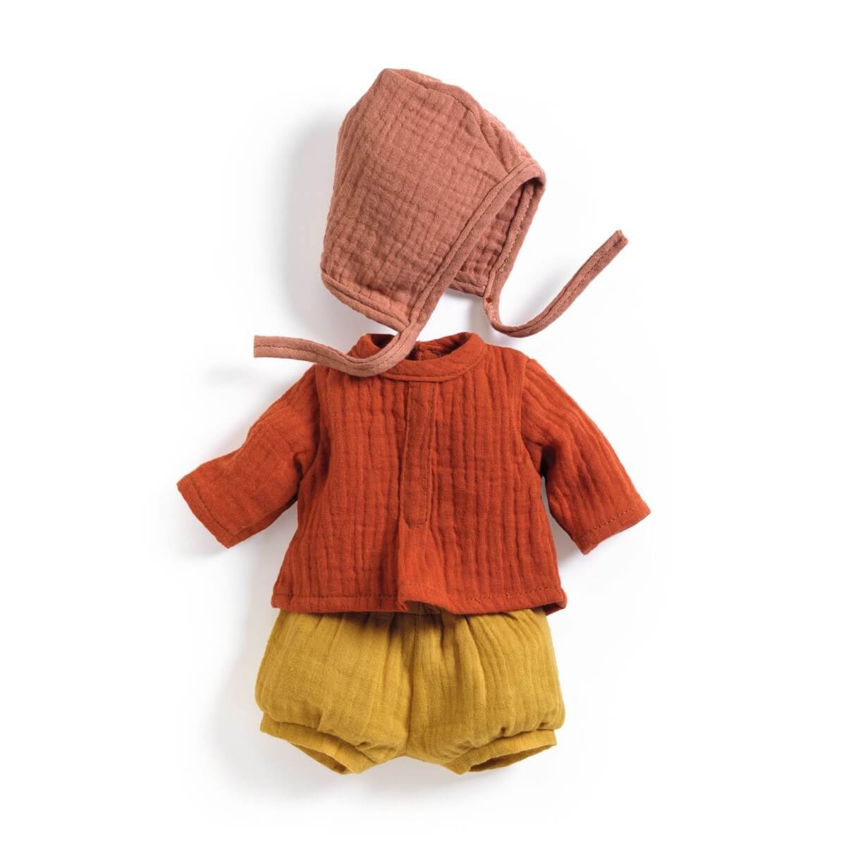 Vêtements de poupée Pomea - Tenue Mandarine - Accessoires poupée - Boutique LeoLudo - Djeco