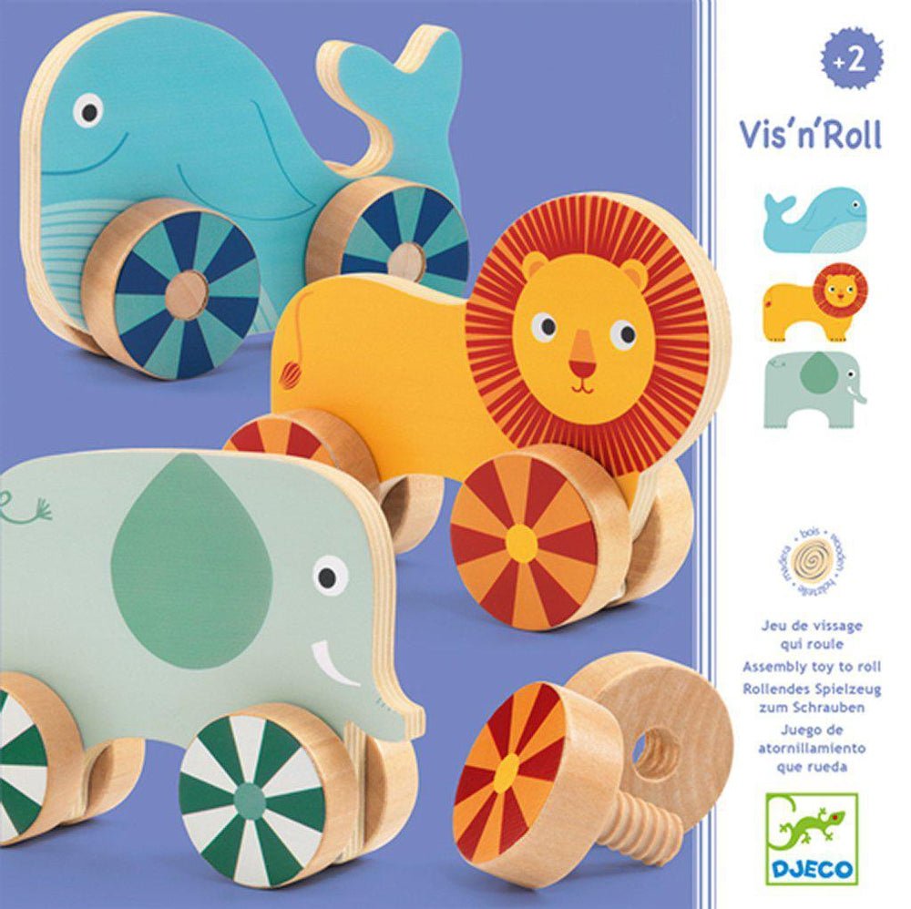 Vis' n' roll - Jeux d'assemblage - Boutique LeoLudo - Djeco