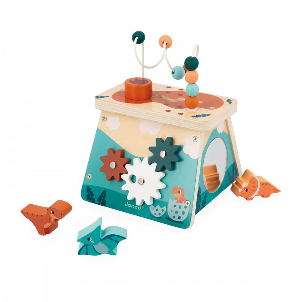 Volcan multi - activités d'éveil Dino - Jouets d'éveil - Boutique LeoLudo - Janod