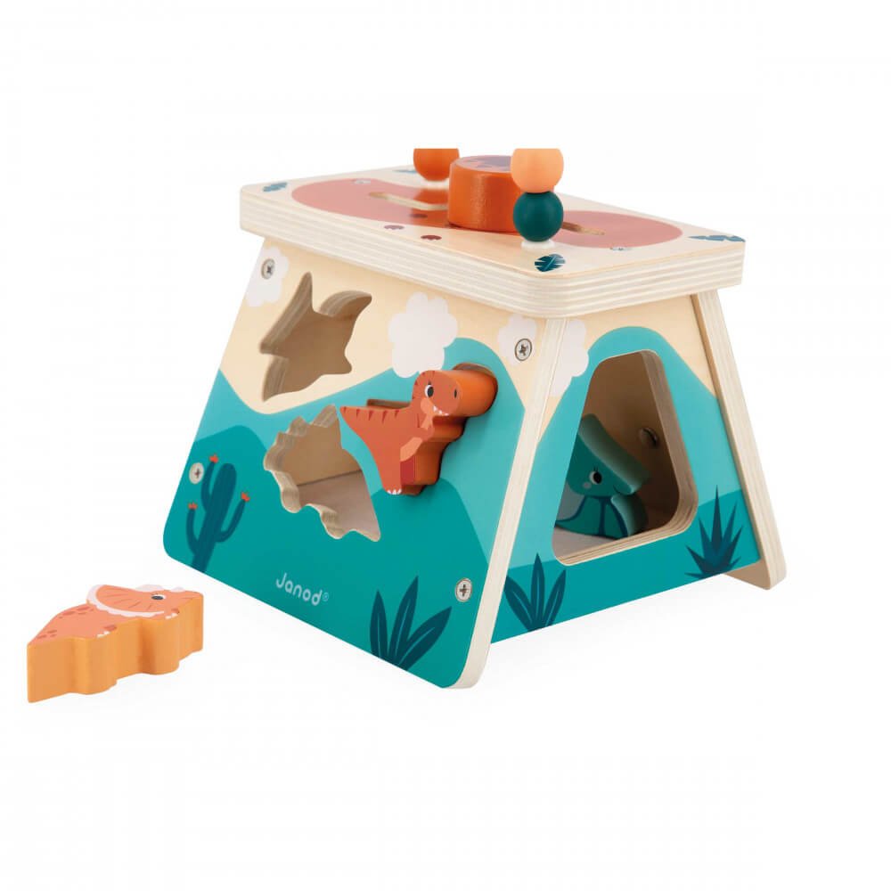 Volcan multi - activités d'éveil Dino - Jouets d'éveil - Boutique LeoLudo - Janod