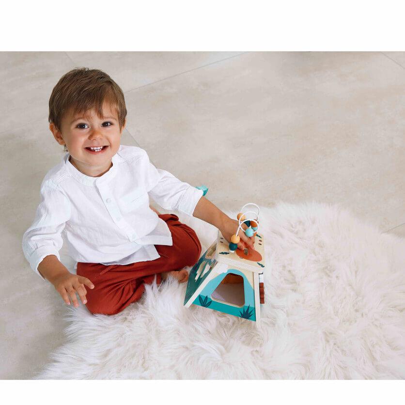 Volcan multi - activités d'éveil Dino - Jouets d'éveil - Boutique LeoLudo - Janod