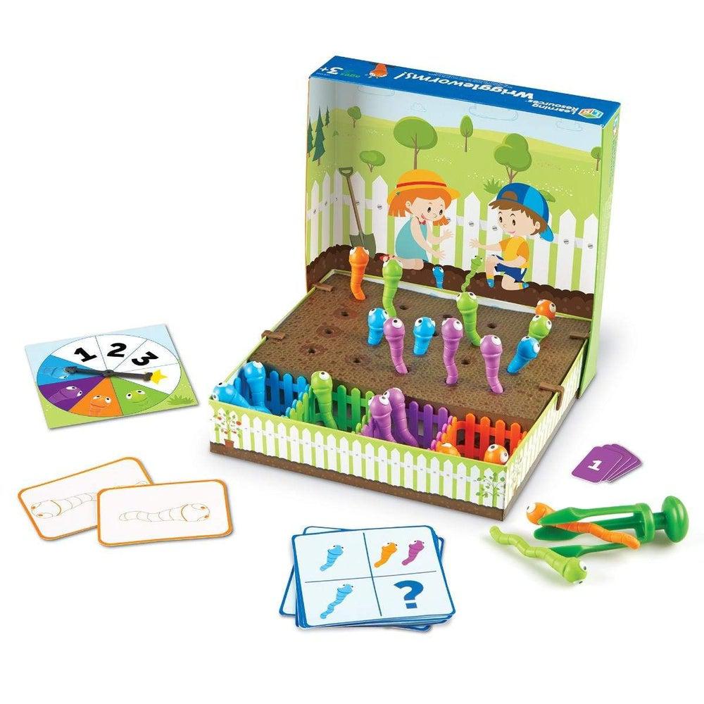 Wriggleworms! Jeu de motricité – Les vers dans le jardin - Jeux de motricité fine - Boutique LeoLudo - Learning Resources