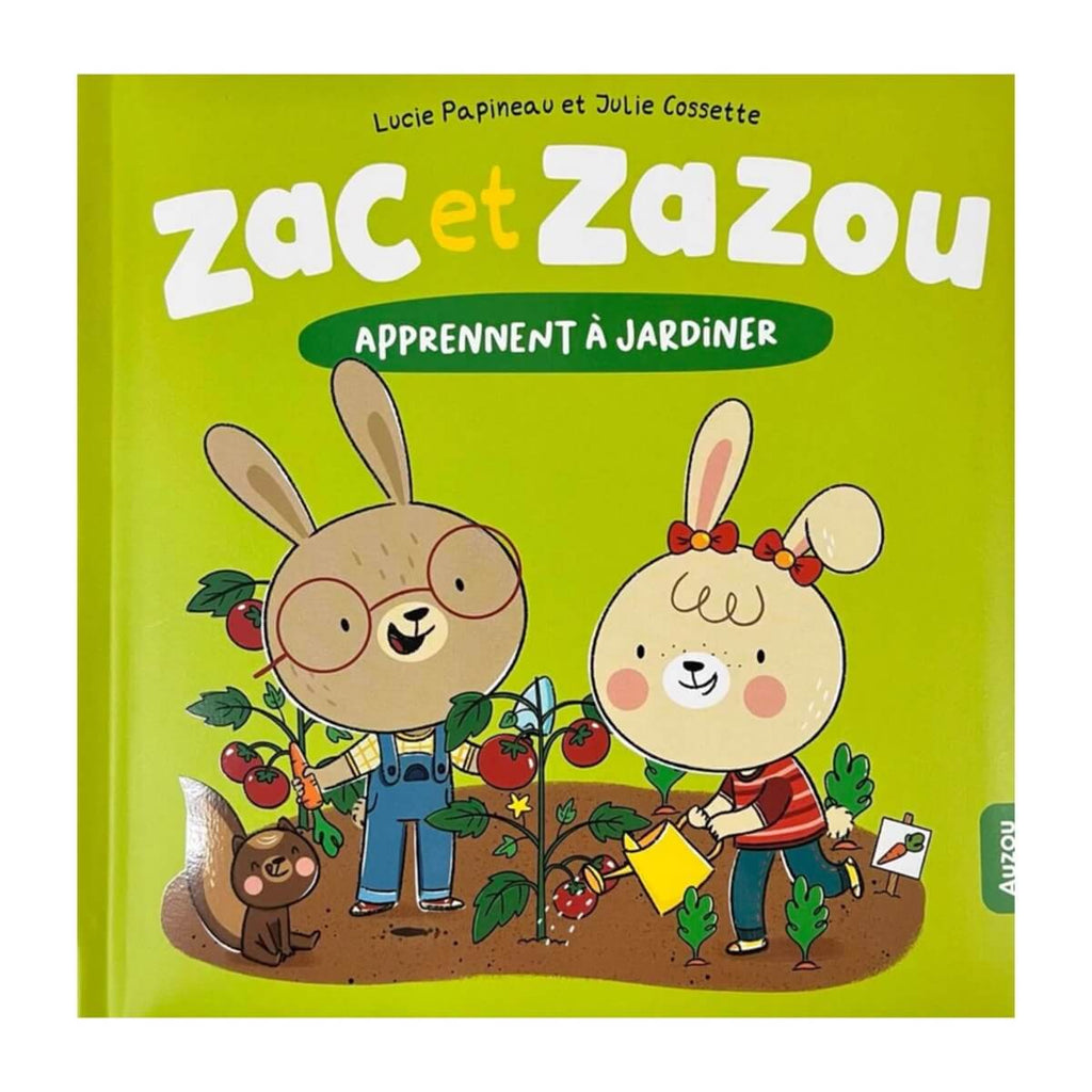 Zac et Zazou apprennent à jardiner-Auzou-Boutique LeoLudo