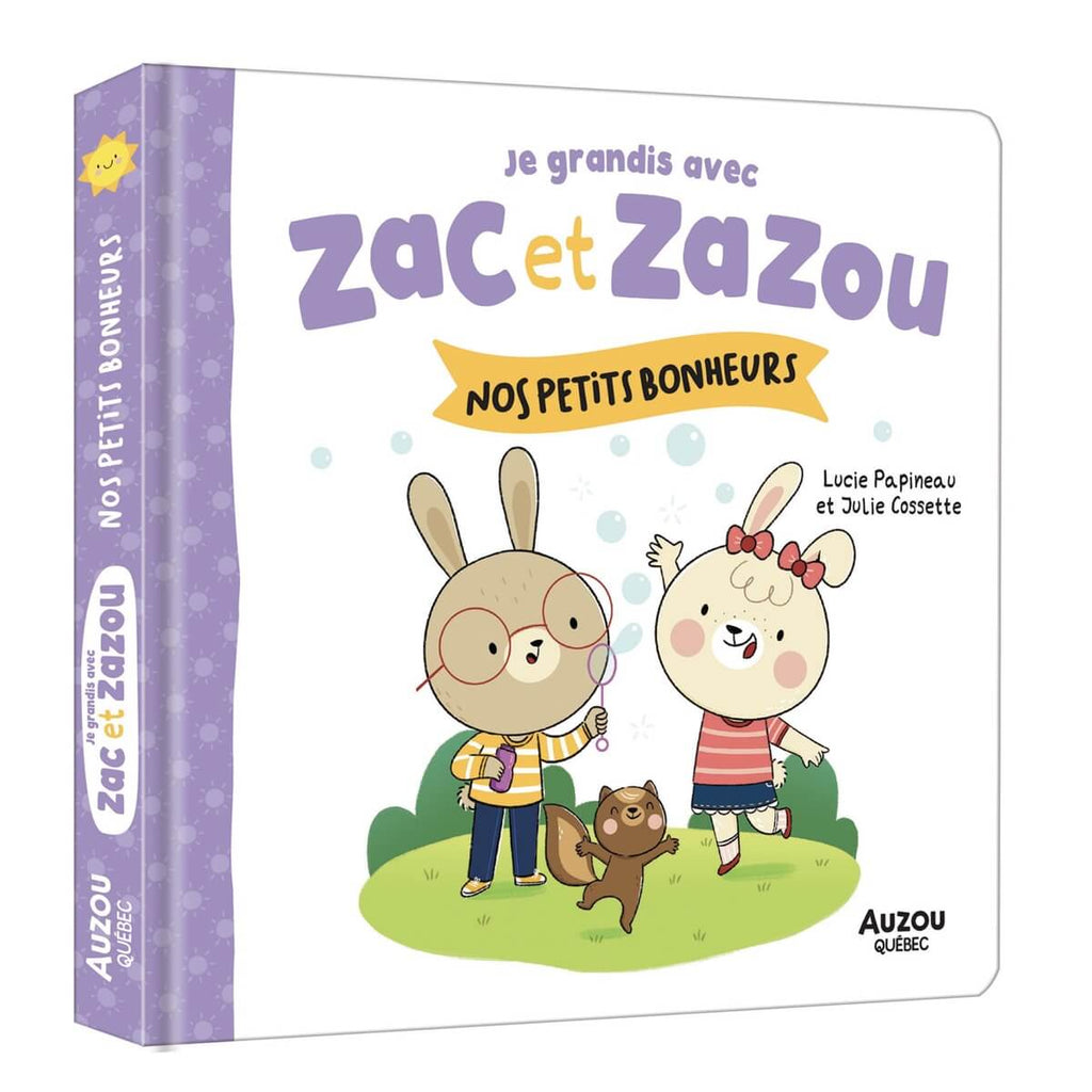 Zac et Zazou - Nos petits bonheurs-Auzou-Boutique LeoLudo