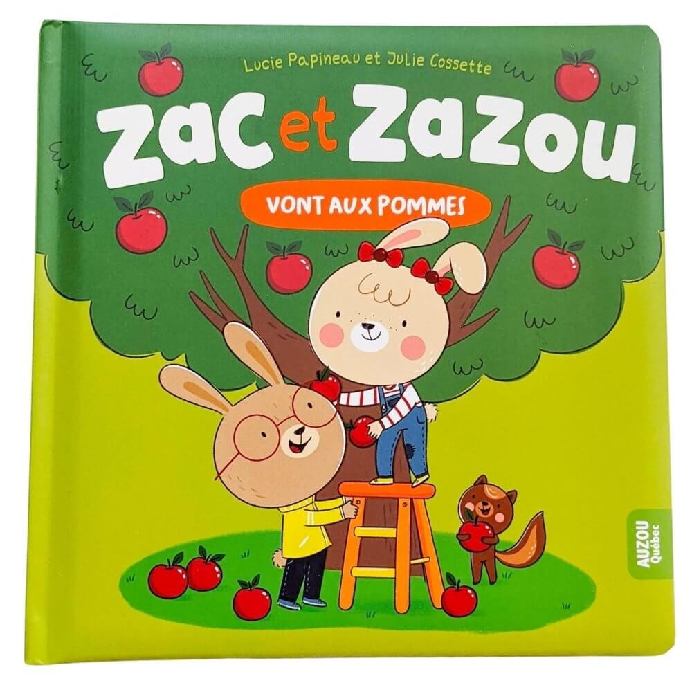 Zac et Zazou vont aux pommes-Auzou-Boutique LeoLudo