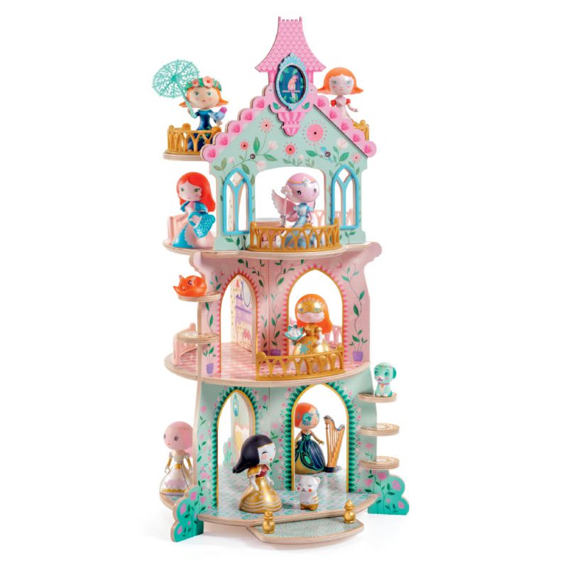 Château de princesse Arty Toys Ze Princess Tower-Ensemble de jeu-Djeco-Boutique LeoLudo